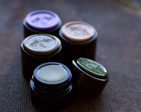 solid perfume jars